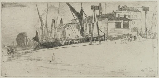 Chelsea Wharf, 1863